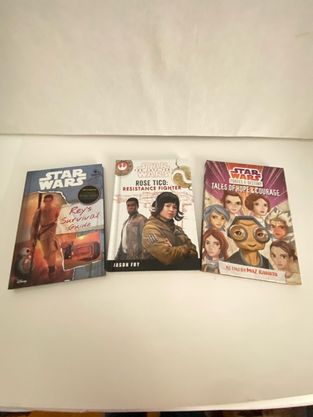 Star Wars Bundle Set of three Books Forces of Destiny The Last Jedi Hardback